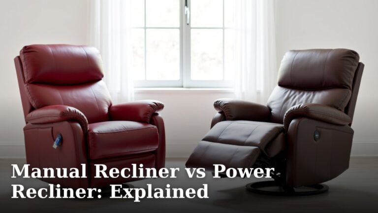 Manual Recliner vs Power Recliner: Explained