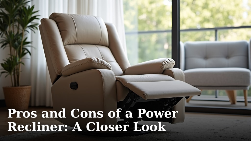 Pros and Cons of a Power Recliner: A Closer Look