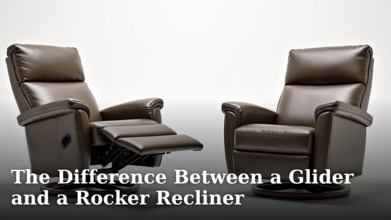 The Difference Between a Glider and a Rocker Recliner