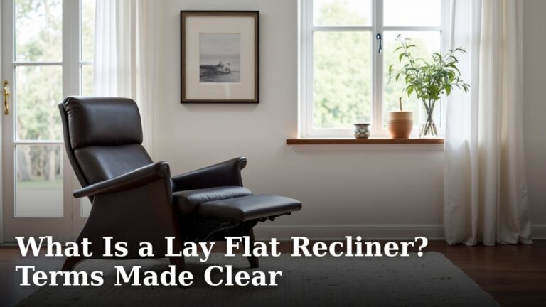 What Is a Lay Flat Recliner? Terms Made Clear