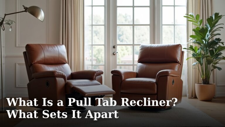 What Is a Pull Tab Recliner? What Sets It Apart