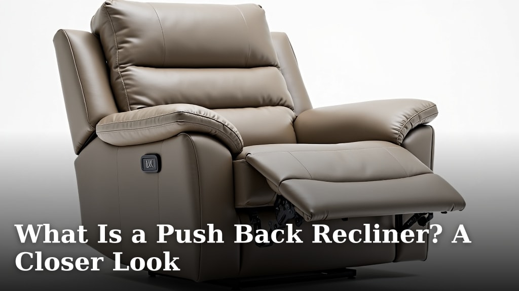 What Is a Push Back Recliner? A Closer Look