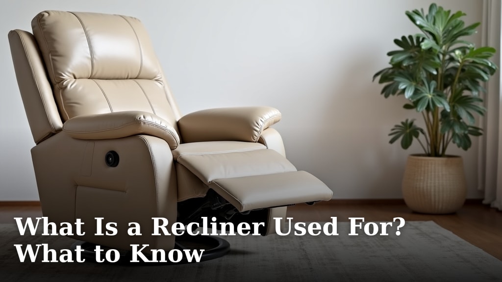 What Is a Recliner Used For? What to Know
