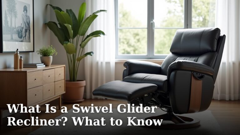 What Is a Swivel Glider Recliner? What to Know