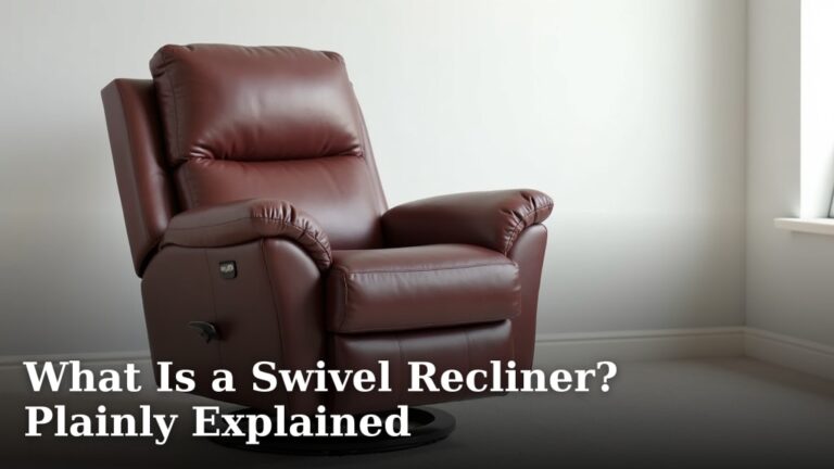 What Is a Swivel Recliner? Plainly Explained